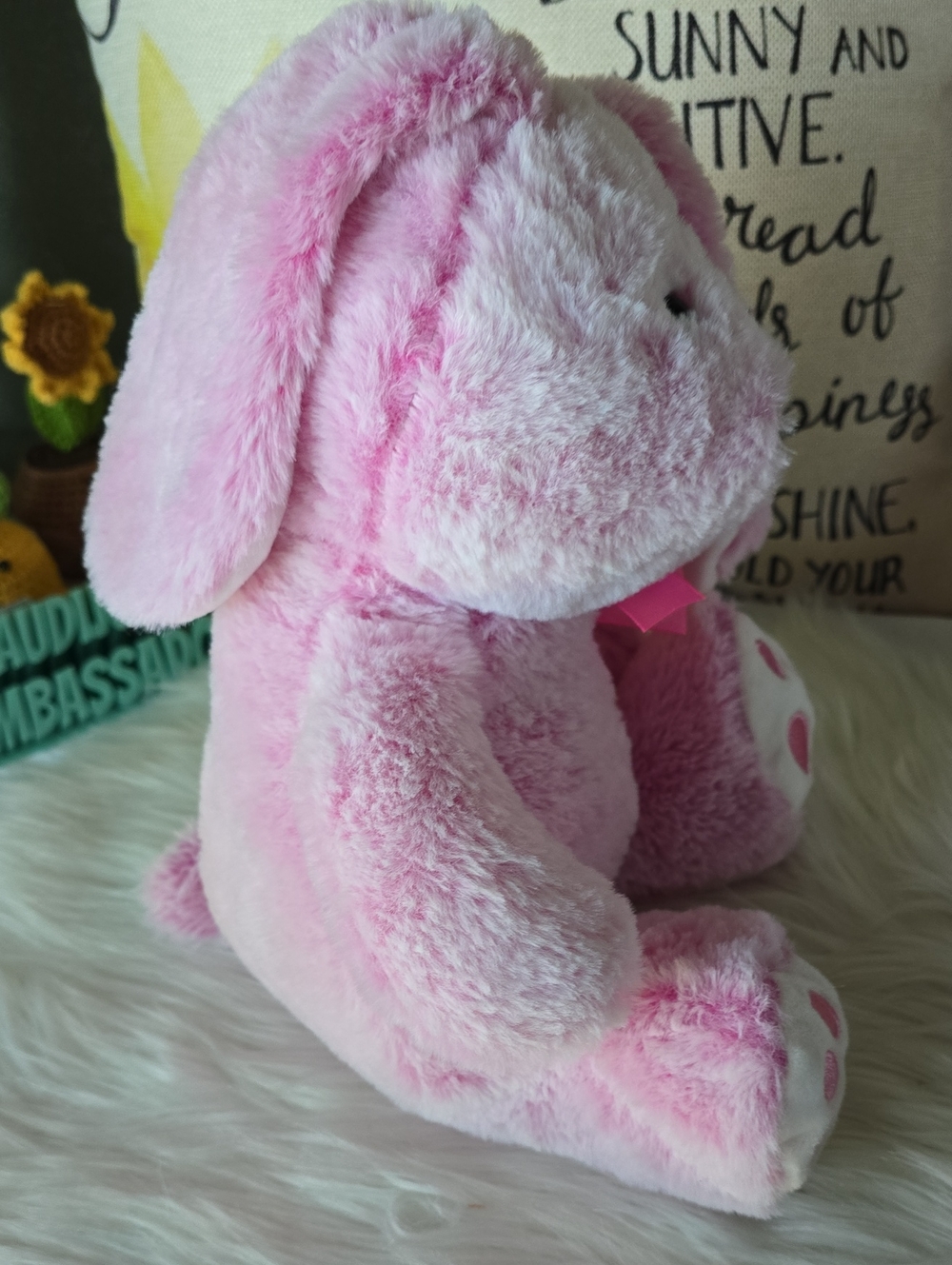 Pink Rabbit Plush Toy - Picture 6 of 7